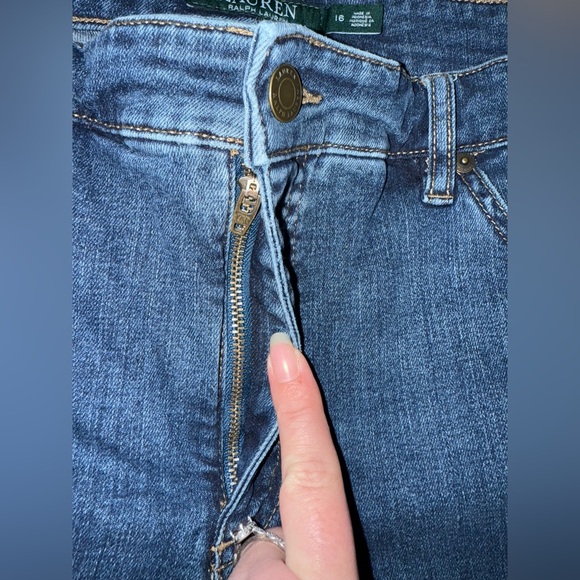 LRL Lauren Ralph Lauren Women’s Classic Straight Jeans Size 16 - Picture 6 of 11